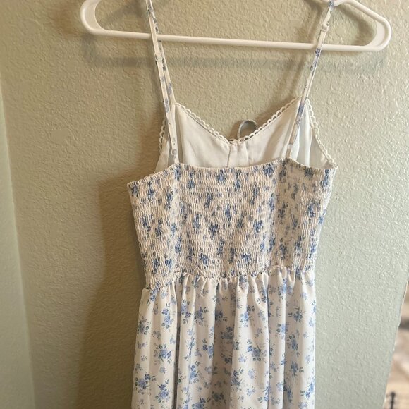SHEIN Floral Corset Sundress, lace in front SIZE S - Picture 3 of 4